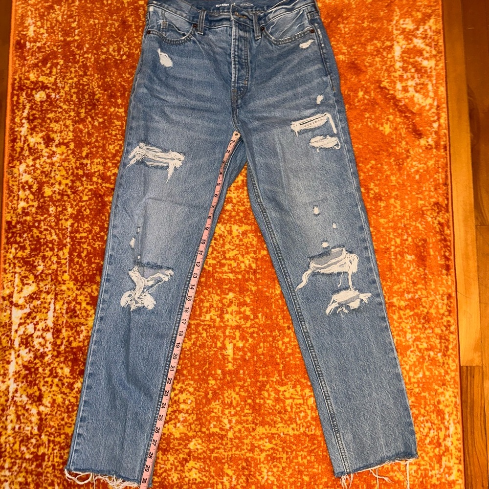 Old Navy Extra High Rise Sky High Straight